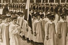 Portogruaro,  bambini dell'Istituto San Filippo Neri alla fine degli anni venti.(part.)